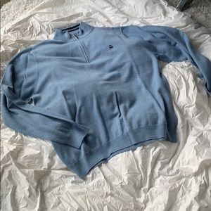 XXL Baby Blue Brooks Brothers Merino Wool Sweater